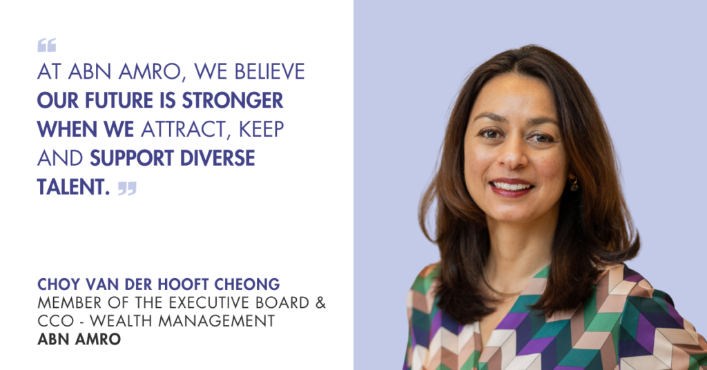 Portrait of Choy van der Hooft Cheong, ABN AMRO