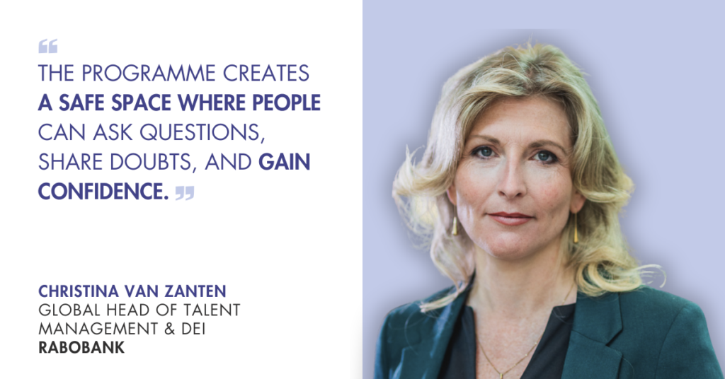Christina van Zanten, Global Head of Talent Management & DEI at Rabobank