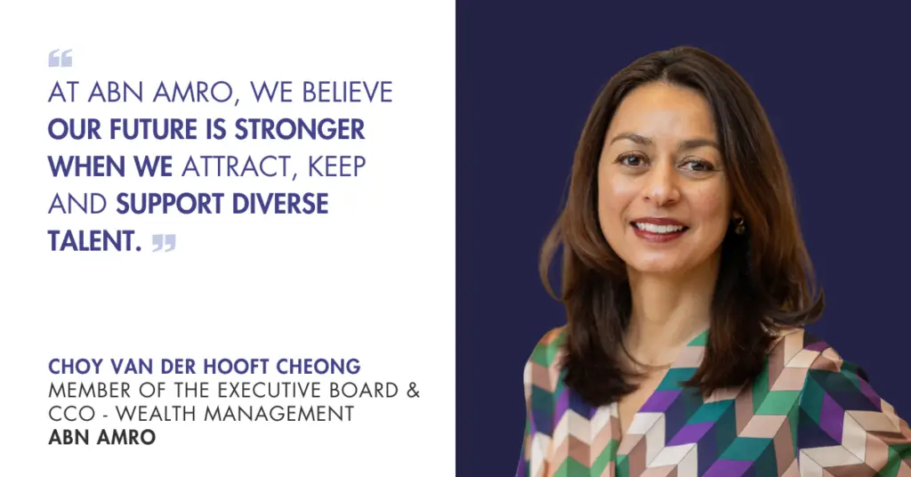 Choy van der Hooft Cheong, Executive Board Member and CCO - Wealth Management at ABN AMRO — interview on diverse leadership in practice